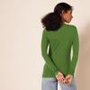 image:imageAmazon Essentials Womens RegularFit LongSleeve Crewneck TShirt Available in Plus SizeGreen