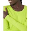 image:imageAmazon Essentials Womens RegularFit LongSleeve Crewneck TShirt Available in Plus SizeLime Green