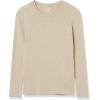 image:imageAmazon Essentials Womens RegularFit LongSleeve Crewneck TShirt Available in Plus SizeTan Heather