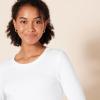 image:imageAmazon Essentials Womens RegularFit LongSleeve Crewneck TShirt Available in Plus SizeWhite