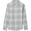 image:imageAmazon Essentials Womens RegularFit LongSleeve Lightweight Plaid Flannel ShirtBlack Grey Plaid