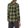 image:imageAmazon Essentials Womens RegularFit LongSleeve Lightweight Plaid Flannel ShirtBlack Olive Buffalo Check