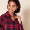 image:imageAmazon Essentials Womens RegularFit LongSleeve Lightweight Plaid Flannel ShirtBlack Pink Chelsea Tartan