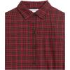 image:imageAmazon Essentials Womens RegularFit LongSleeve Lightweight Plaid Flannel ShirtBlack Red Preppy Check