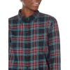 image:imageAmazon Essentials Womens RegularFit LongSleeve Lightweight Plaid Flannel ShirtBlack Tartan