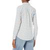 image:imageAmazon Essentials Womens RegularFit LongSleeve Lightweight Plaid Flannel ShirtBlue Red Madras Plaid