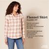 image:imageAmazon Essentials Womens RegularFit LongSleeve Lightweight Plaid Flannel ShirtBlue Red Madras Plaid