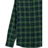image:imageAmazon Essentials Womens RegularFit LongSleeve Lightweight Plaid Flannel ShirtDark Green Navy Medium Plaid