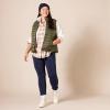 image:imageAmazon Essentials Womens RegularFit LongSleeve Lightweight Plaid Flannel ShirtEcru Pale Pink Alpine Plaid