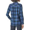 image:imageAmazon Essentials Womens RegularFit LongSleeve Lightweight Plaid Flannel ShirtNavy Chelsea Tartan