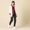 image:imageAmazon Essentials Womens RegularFit LongSleeve Lightweight Plaid Flannel ShirtRed Buffalo Check