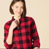 image:imageAmazon Essentials Womens RegularFit LongSleeve Lightweight Plaid Flannel ShirtRed Buffalo Check