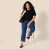 image:imageAmazon Essentials Womens RegularFit Short Sleeve Crewneck Pullover Sweater TopBlack