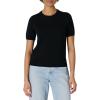 image:imageAmazon Essentials Womens RegularFit Short Sleeve Crewneck Pullover Sweater TopBlack