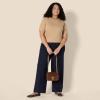 image:imageAmazon Essentials Womens RegularFit Short Sleeve Crewneck Pullover Sweater TopCamel Heather