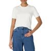image:imageAmazon Essentials Womens RegularFit Short Sleeve Crewneck Pullover Sweater TopEggshell White