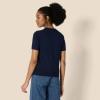 image:imageAmazon Essentials Womens RegularFit Short Sleeve Crewneck Pullover Sweater TopNavy