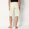 image:imageAmazon Essentials Womens RelaxedFit MidRise Long Jean ShortsEcru