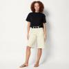 image:imageAmazon Essentials Womens RelaxedFit MidRise Long Jean ShortsEcru