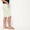 image:imageAmazon Essentials Womens RelaxedFit MidRise Long Jean ShortsEcru