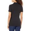 image:imageAmazon Essentials Womens ShortSleeve Polo Shirt Soft Stretch Cotton Jersey Available in Plus SizeBlack
