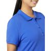 image:imageAmazon Essentials Womens ShortSleeve Polo Shirt Soft Stretch Cotton Jersey Available in Plus SizeBlue
