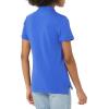 image:imageAmazon Essentials Womens ShortSleeve Polo Shirt Soft Stretch Cotton Jersey Available in Plus SizeBlue