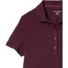 image:imageAmazon Essentials Womens ShortSleeve Polo Shirt Soft Stretch Cotton Jersey Available in Plus SizeBurgundy
