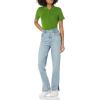 image:imageAmazon Essentials Womens ShortSleeve Polo Shirt Soft Stretch Cotton Jersey Available in Plus SizeLight Olive