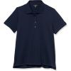 image:imageAmazon Essentials Womens ShortSleeve Polo Shirt Soft Stretch Cotton Jersey Available in Plus SizeNavy