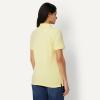 image:imageAmazon Essentials Womens ShortSleeve Polo Shirt Soft Stretch Cotton Jersey Available in Plus SizePastel Yellow