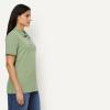 image:imageAmazon Essentials Womens ShortSleeve Polo Shirt Soft Stretch Cotton Jersey Available in Plus SizeSage Green