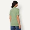 image:imageAmazon Essentials Womens ShortSleeve Polo Shirt Soft Stretch Cotton Jersey Available in Plus SizeSage Green