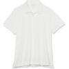 image:imageAmazon Essentials Womens ShortSleeve Polo Shirt Soft Stretch Cotton Jersey Available in Plus SizeWhite