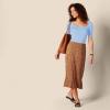 image:imageAmazon Essentials Womens SlimFit Half Sleeve Square Neck Summer TShirtBlue