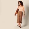 image:imageAmazon Essentials Womens SlimFit Half Sleeve Square Neck Summer TShirtCoral Orange