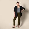 image:imageAmazon Essentials Womens SlimFit Half Sleeve Square Neck Summer TShirtLight Grey Heather