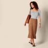image:imageAmazon Essentials Womens SlimFit Half Sleeve Square Neck Summer TShirtLight Grey Heather