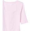 image:imageAmazon Essentials Womens SlimFit Half Sleeve Square Neck Summer TShirtLight Pink