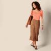 image:imageAmazon Essentials Womens SlimFit Half Sleeve Square Neck Summer TShirtRust Orange