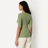 image:imageAmazon Essentials Womens SlimFit Half Sleeve Square Neck TShirtSage Green