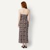 image:imageAmazon Essentials Womens SlimFit Matte Jersey Strapless Maxi DressDark Maroon Bandana Pattern