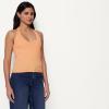 image:imageAmazon Essentials Womens SlimFit Ribbed Halter TopCoral Orange