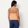 image:imageAmazon Essentials Womens SlimFit Ribbed Halter TopCoral Orange