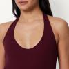 image:imageAmazon Essentials Womens SlimFit Ribbed Halter TopDark Burgundy