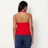 image:imageAmazon Essentials Womens SlimFit Ribbed Halter TopRed