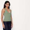 image:imageAmazon Essentials Womens SlimFit Ribbed Halter TopSage Green
