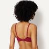 image:imageAmazon Essentials Womens Stretch Galloon Lace Lined Wired Deep Plunge BraBurgundySoft Petal