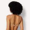 image:imageAmazon Essentials Womens Stretch Galloon Lace Lined Wired Deep Plunge BraWashed BronzeWhite