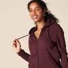 image:imageAmazon Essentials womens Fleece FullZip Hoodie Available in Plus SizeBurgundy